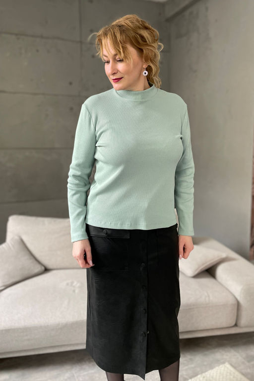 Джемпер Rumoda 2167 бирюзовый  фото 6