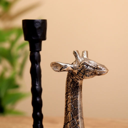 Подсвечник Жирафик, 12.5?9.5?26 см, алюминий