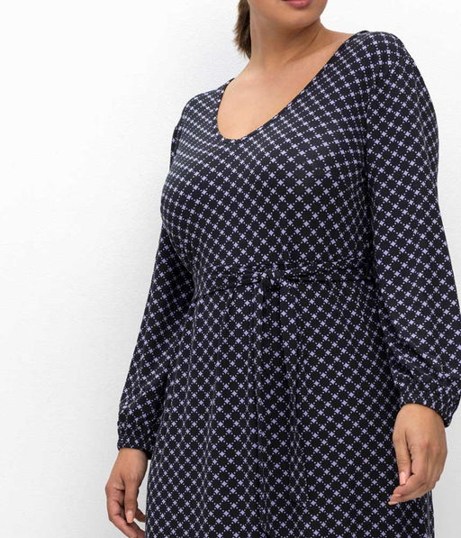 Платье, черно-фиолетовое - Sheego фото 5