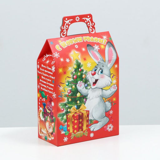 Цена за 5 шт. Подарочная коробка Кролик, 24 х 16,5 х 9 см - Simaland фото 2