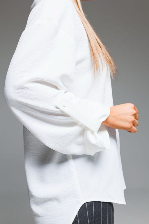 Рубашка AmberA 1061-1 молочный  фото 4