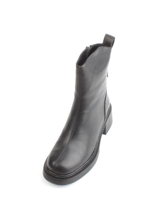 04-M3-L806 BLACK Ботинки зимние женские (натуральная кожа, натуральный мех) - Фабричный китай фото 5