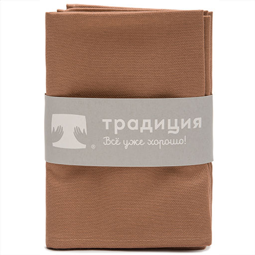 Набор салфеток декоративных 35х35 (4 шт.) Цвет эмоций, Кэмел 35х35 - Традиция фото 3