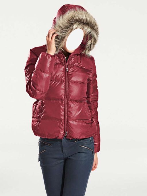 Пуховик, красный - Linea tesini фото 3
