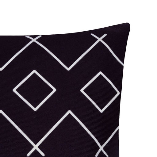 Наволочка декоративная Этель Этика цвет чёрный 40 х 40 см, велюр  фото 2