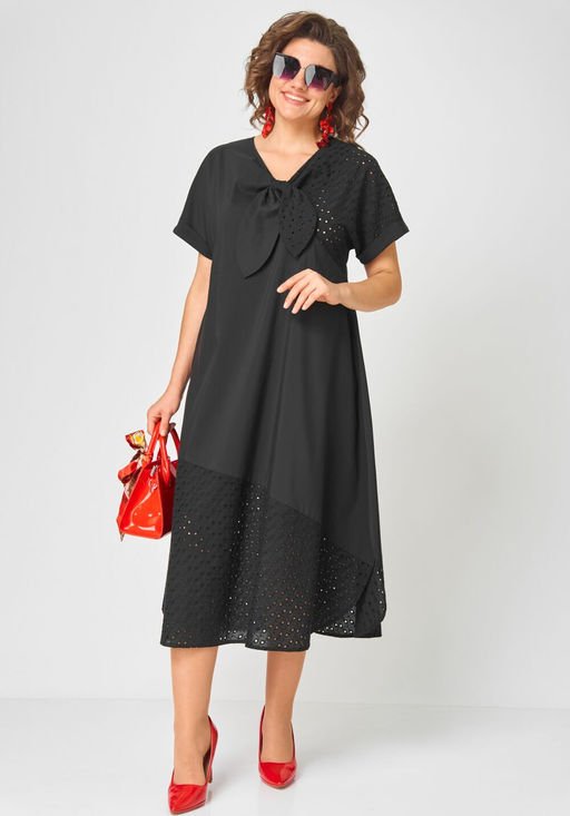 Платье EVA GRANT 7293 черный