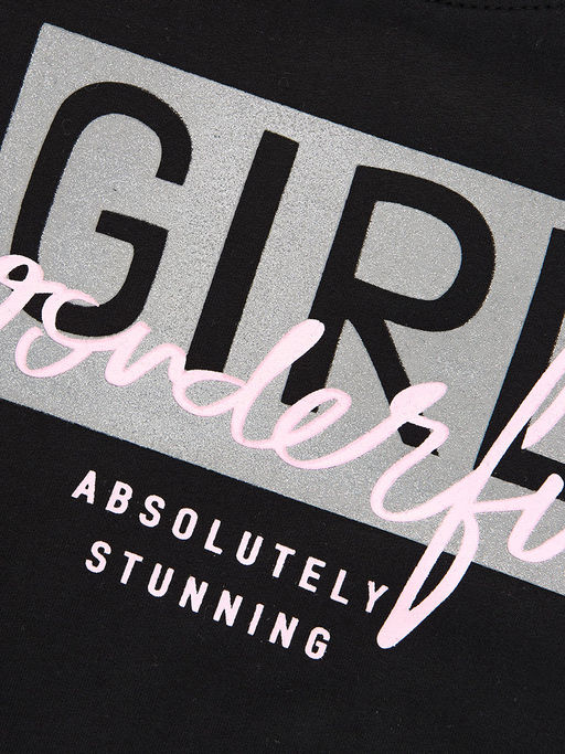 Комплект спортивный для девочки UD 7749 черный - Mini maxi фото 8