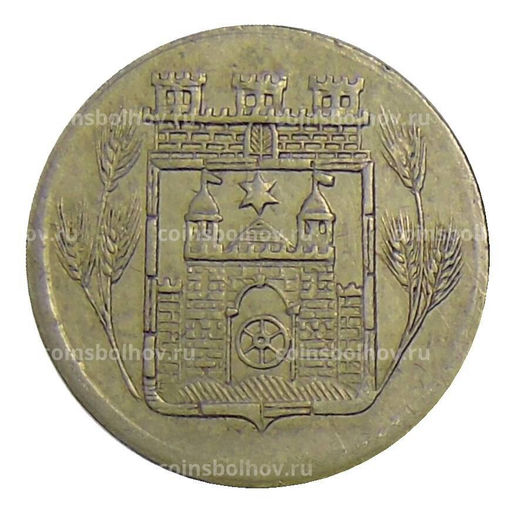 Монета 5 пфеннигов 1919 года Германия Нотгельд Графрат