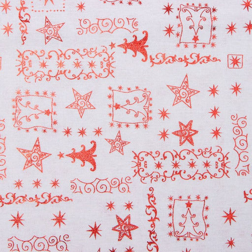 Скатерть новогодняя Этель. Новогодняя, 100?1405 см, 80% п/э, 20% лён, 120 г/м?