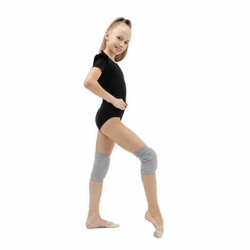 Наколенники для гимнастики и танцев Grace Dance, с уплотнителем, р. S, 7-10 лет, цвет серый  фото 3