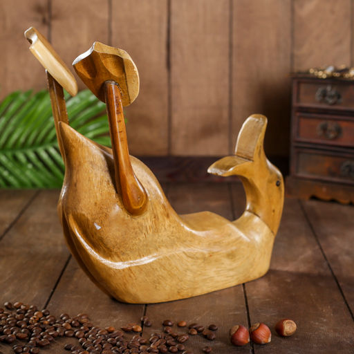 Подставка под бутылку «Классическая уточка», 37×28×13 см, дерево