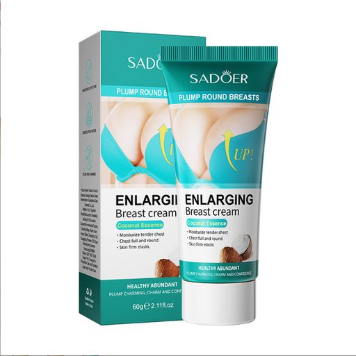 SADOER Крем для укрепления и подтяжки груди Enlargin Breast Cream Coconut, 60гр - ANGEALA фото 6