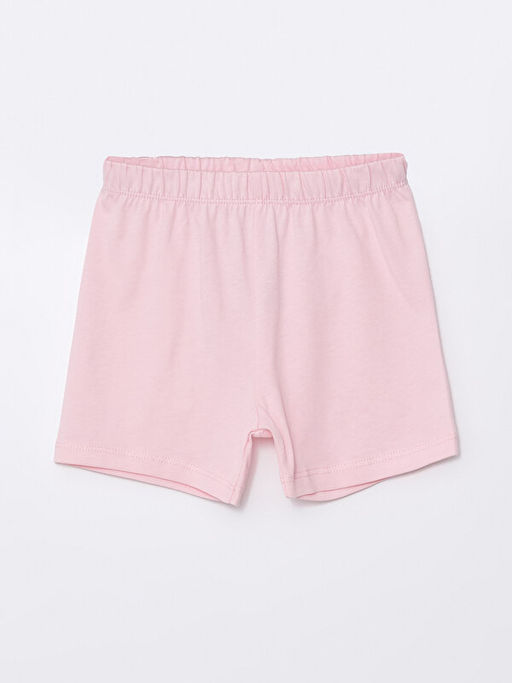 Beli Lastikli Basic K?z Bebek ?ortlu Pijama Alt