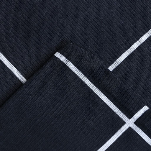 Постельное бельё Этель дуэт Клетка цвет чёрный 143х215-2 шт, 220х240, 50х70-2 шт, бязь, 125 г/м2  фото 16