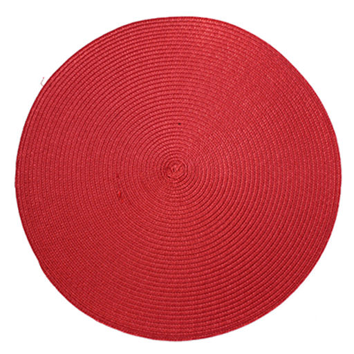 Салфетка под горячее (термосалфетка) "Круглая" д38см вишневый (Китай)