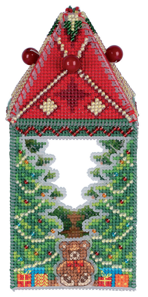 Набор для вышивания PANNA IG-7441 Новогодний фонарь 7 х 15.5 см