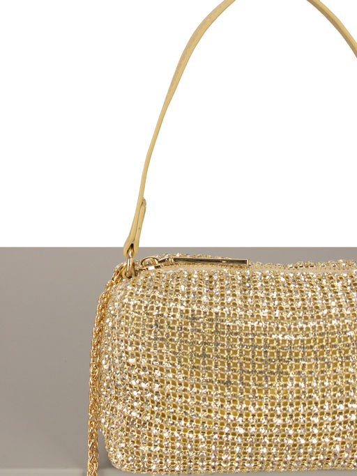 LACCOMA сумка ST016-1-золотой стразы  фото 5