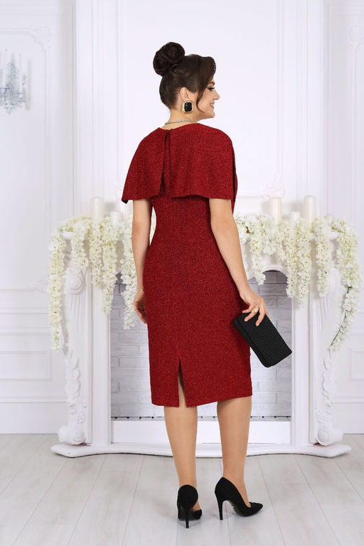 Платье Ninele 7524 красный  фото 2