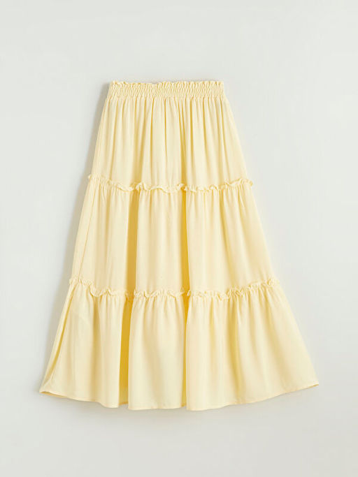 Beli Lastikli K?z ?ocuk Katkat Etek