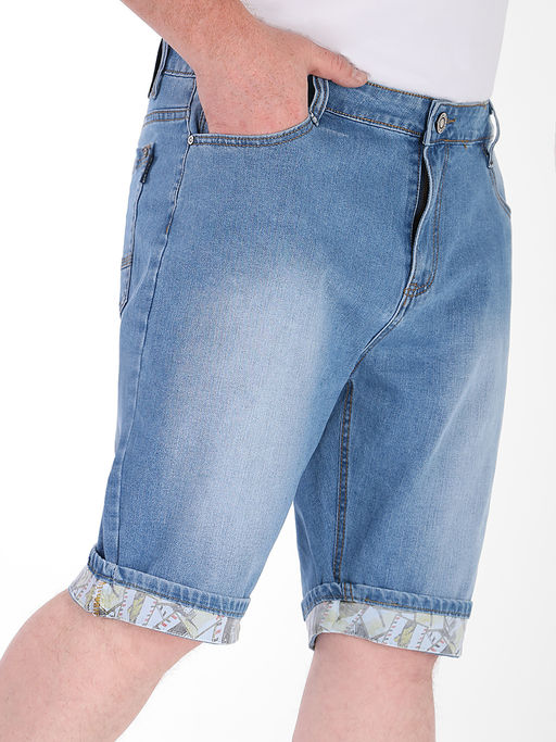 1У-52 8263.С1 Шорты мужские джинсовые - Almond фото 2