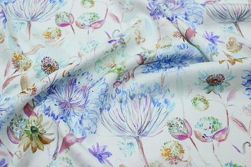 Плательная вискоза Digital Легкость пробуждения , ш.1.4м, вискоза-100%, 125гр/м.кв - Купава фото 13