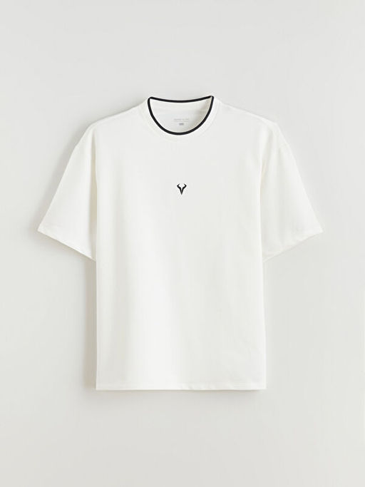 Bisiklet Yaka K?sa Kollu Erkek Sweatshirt