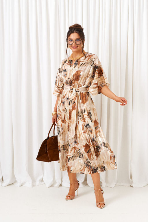 Платье Beautiful Free 6410 бежевый