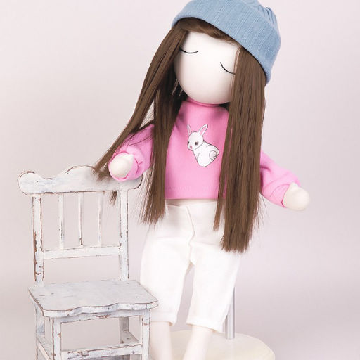 HobbyBe HAR-7 Тресс для кукол 15 см 100 см 25 г 05 каштановый