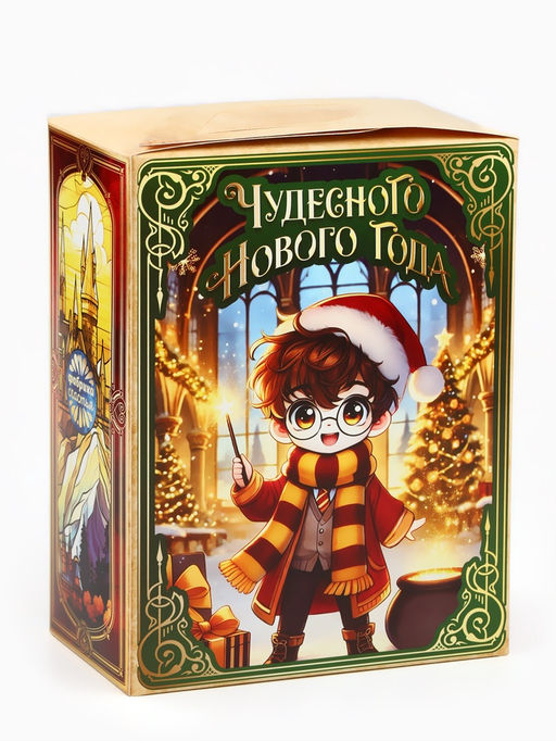 Сладкий детский новогодний подарок Чудесного Нового года, конфеты 500 г, пазл