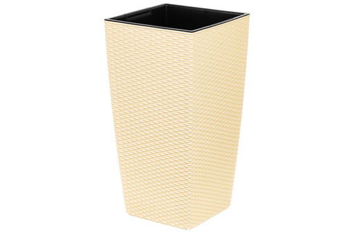 Кашпо 42 л 29,5*29,5*57 см Камелия ротанг, слоновая кость (модель 569) - Elan gallery фото 3