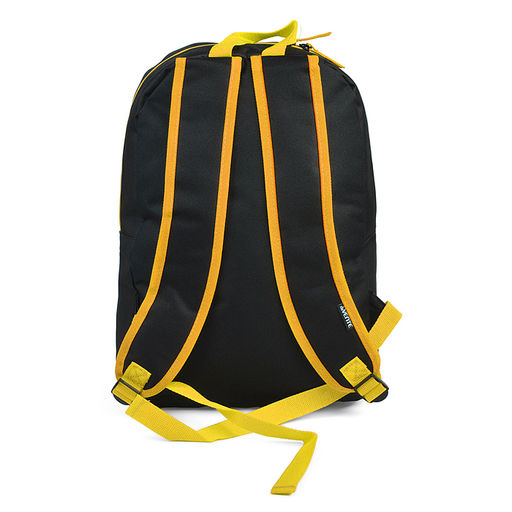 Рюкзак "Black" подростковый 40x29x17 см (14 л) 250 г, 1 отделение на молнии, 1 передний карман, черный с желтым