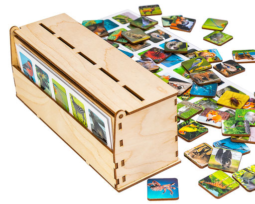 Дидактическая игра Сортер Животный мир - Smiledecor фото 4