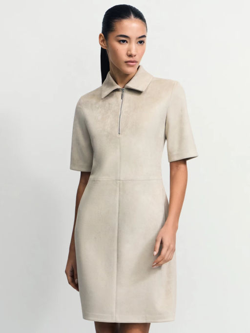 Платье мини из искусственной замши / Zarina