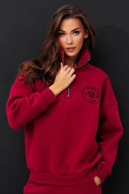 Джемпер GO F4087/12-01.170-176 вишня - Pirs фото 3