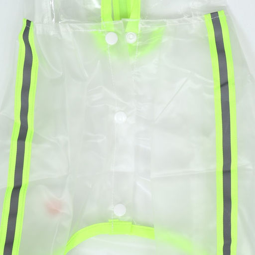 Дождевик-комбинезон для собак, р-р 2XL (ДС 42, ОГ 57 см, вес 16-20 кг), прозрачный-жёлтый - Simaland фото 5