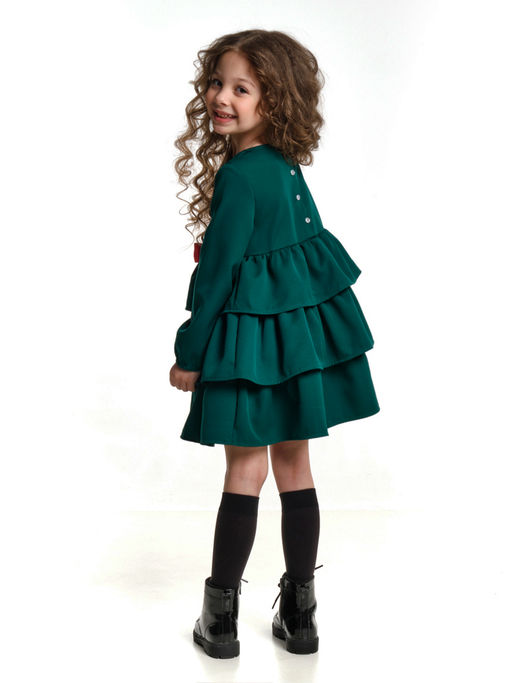 Платье для девочки нарядное UD 6937 темно зеленый - Mini maxi фото 2