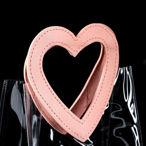 Пакет подарочный из ПВХ Розовый 20?18?10 см - UPAK LAND фото 3