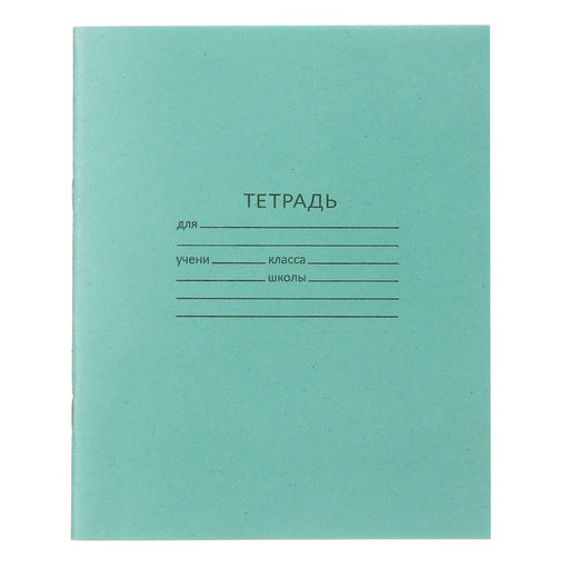 Комплект тетрадей из 20 штук, 24 листа в клетку КПК «Зелёная обложка», 58-63 г/м², блок офсет, белизна 90%