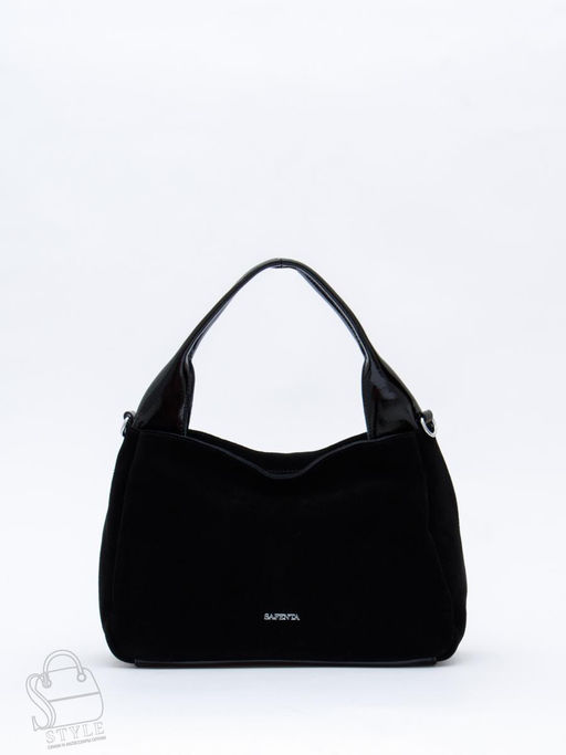 Сумка женская кожаная 92107MSS black Velina Fabbiano-Safenta