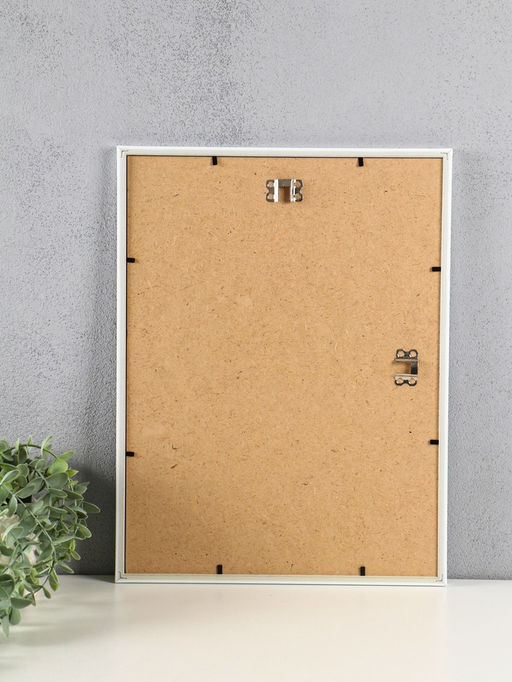 Фоторамка для фото 30×40 см «Премиум», пластик, белый