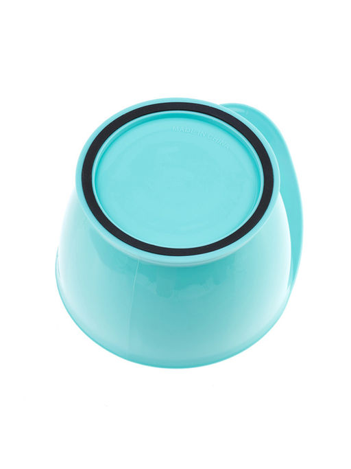 Dewal Чаша для краски с ручкой и с прорезиненной вставкой / T-21mint, мятный, 320 мл  фото 2