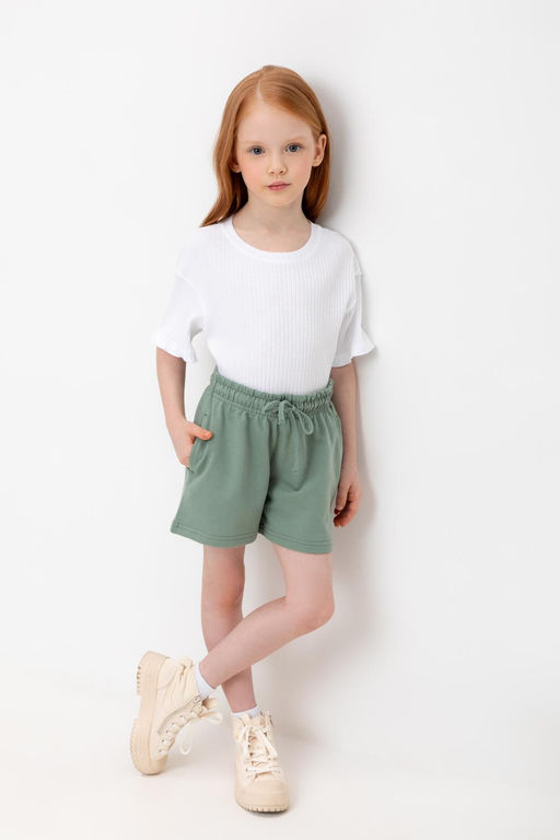 К 400548/весенний зеленый шорты для дев