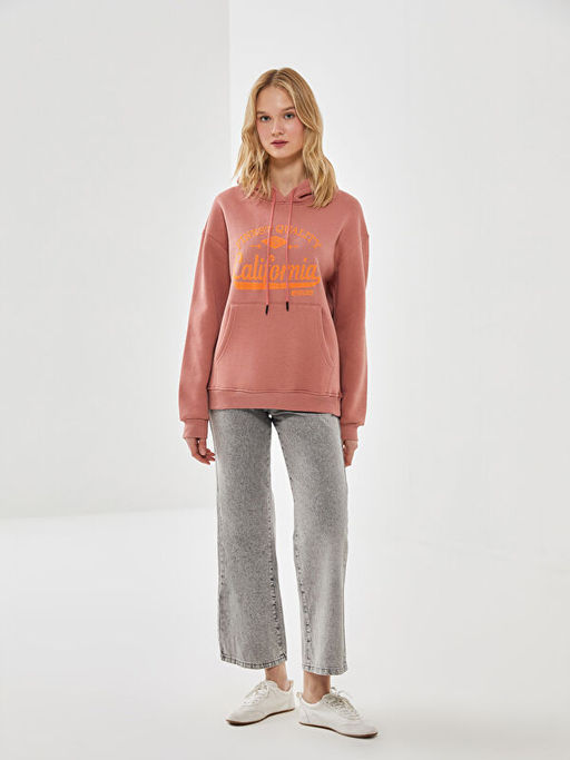 Bask?l? Kad?n Hoodie