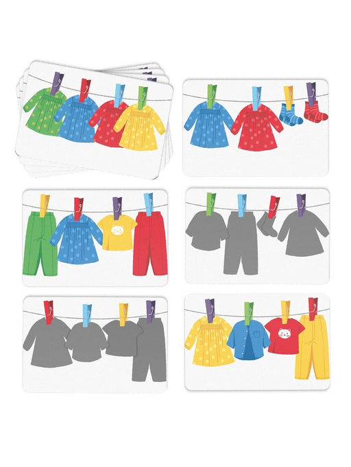 Развивающая игра с прищепками Большая стирка, 3+ - Лас Играс фото 3