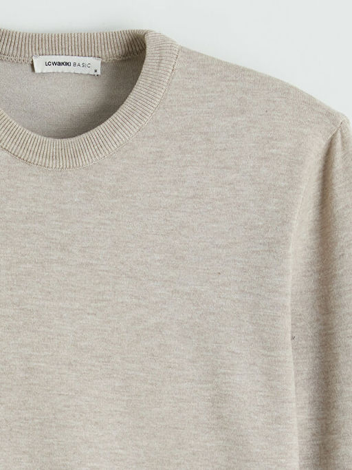 Bisiklet Yaka Erkek Triko Kazak