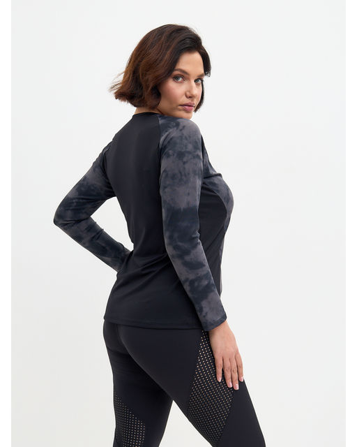 Рашгард спортивный Fit Army Onyx серый - Rowan фото 6