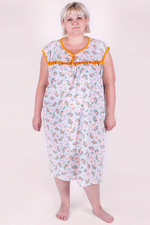 Арт. 6213 Ночная сорочка без рукав Цвет:ассорти