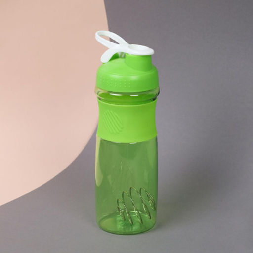 Бутылка/Шейкер NEWWAVE SHS-760 зелёная, для спортивного питания 760ML/уп60 - Галеонтрейд фото 6