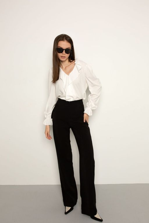 Блуза AURA 2055-164 молочный  фото 2