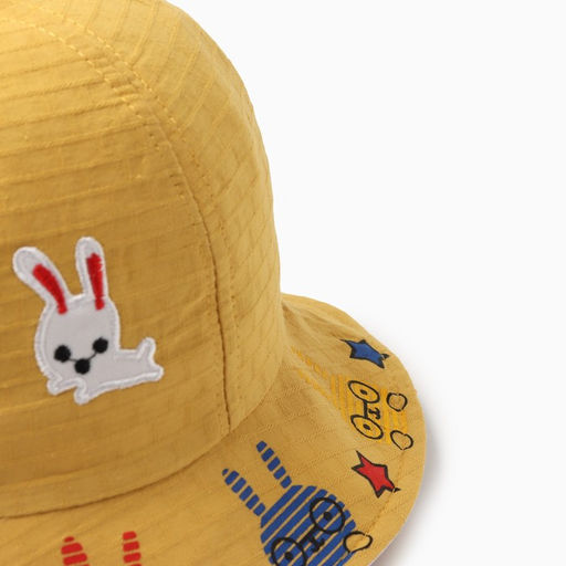 Панама детская «Зайки» MINAKU, цвет жёлтый, размер 48-50